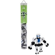 Resim Plus-Plus Robot 100 Parça Tüp Blok Oyuncak 