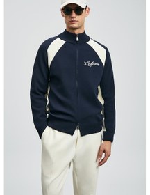 Resim Lufian Erkek Shıne Hırka 112100081 Lacivert Lacivert 