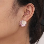 Resim Şık Boho Esintili Oval Emaye Çivi Küpeler - Alaşım, Günlük Kullanım & Tatiller İçin Mükemmel, Oval Küpeler, Alaşım, Emaye, Bohem, Zarif 