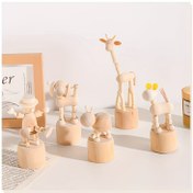 Resim Ahşap Karikatür DIY Figürinleri, Eklemlenebilir Eklemli, Boyanabilir Hayvan Heykelleri, Çok Yönlü İç Dekor, Çeşitli Oda Türleri için Yaratıcı Tatil Hediyesi ile, Noel, Cadılar Bayramı, Şükran Günü, Anime Temalı Koleksiyonlar 
