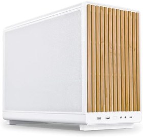 Resim Lian Li Dan Case A3 Beyaz Ahşap M-ATX Mini-Tower Kasa (G99.A3W-WD.00) 