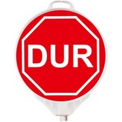 Resim Hayat Trafik Dur Yuvarlak Ultra Levha Tek Taraf Baskı 