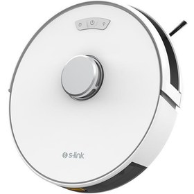 Resim S-link C45 Max 2700 Vakumlu Gerçek 3000mAh Yüksek Emişli Akıllı Robot Süpürgesi 