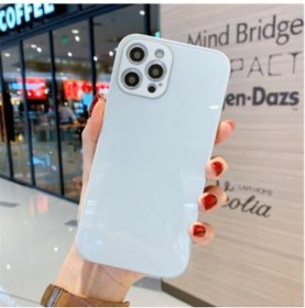 Resim LoopCase Iphone 12 Kılıf Kamera Lens Korumalı Arkası Cam Parlak Aynalı Lüx Glass Kapak 