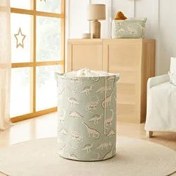 Resim Çocuk Odası Ağzı Büzgülü Dinozor Oyuncak Sepeti 36 X 50 Cm Ocean Home Textile