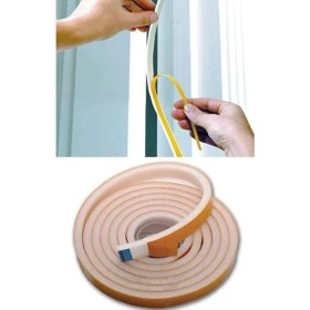 Resim Practika Pencere Izolasyon Bandı 9 Metre Yapışkanlı Cam Yalıtım Süngeri Rüzgar 