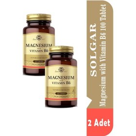 Resim Solgar Magnesium With Vitamin B6 2 x 100 Tablet 