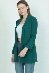 Resim EMİRAQLİFE Şal Yaka Blazer Ceket 