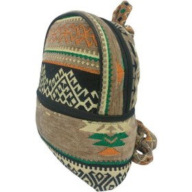 Resim Anatolian Carpet Hand Made Design Sırt Çantası -heybe Çanta - Small Kilim 