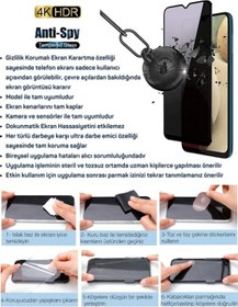 Resim Vivo Y11S Hayalet Ekran Koruyucu 6D Kırılmaz Cam - Ultra Darbe Koruma - Ekranı Tam Kaplar 