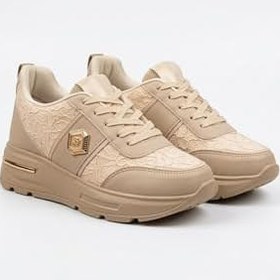 Resim Alves Dantelli Desenli Kalın Dolgu Topuklu Sneaker Ayakkabı -0873, 