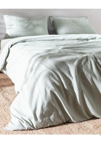 Resim Madame Coco Rosalie Tek Kişilik %100 Pamuk Armürlü Nevresim Takımı - Haki Çok Renkli 