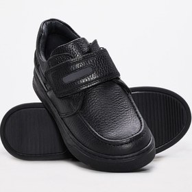 Resim Ayakkabıhane İçi Dışı Hakiki Deri Siyah Kız Çocuk Casual Ayakkabı AH08837241247 