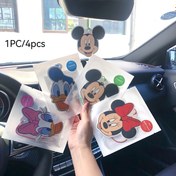 Resim 1/4 Disney Mickey & Minnie Araba Aroma Pedleri - Uzun Süreli Koku, Alkol İçermeyen Kağıt, Karikatür Karakter Tasarımı Araba, Ev ve Gardırop Tazeliği için - Tüm Yaşlar için Mükemmel, Ev Kokusu Çözümü | Eğlenceli Aroma Pedleri | Dayanıklı Aroma Ped 