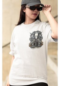Resim Pantera Rock Metal Müzik Grubu Sırt Baskılı Unisex Oversize Tişör Beyaz 