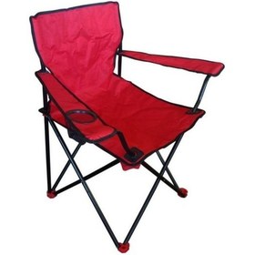 Resim .001 Kırmızı Katlanabilir Kamp Koltuğu Kırmızı 