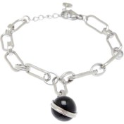 Resim Platin Çelik Kadın Bileklik - K1BLK0450254-D69 