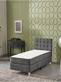 Resim beehanem Bengü Tek Kişilik (BAZA BAŞLIK YATAK) 3 Lü Set 