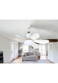Resim Begin 50w 6 Kanatlı Tavan Vantilatör Led Işıklı Uzaktan Kumandalı 