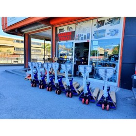 Resim İMMAX Neck Transpalet Baskül 3 Ton Döküm Pompa Şarjlı 