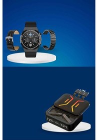 Resim Dijital Göstergeli Bluetooth Kulaklık Ve Bildirim Görebilen Akıllı Saat Alarm Ve Titreşim 