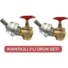 Resim ELİTyangın Kuyruklu rekorlu yangın vanası avantajlı 2'li paket 