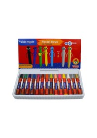 Resim Kids Mode Yağlı Pastel Boya Altıgen 12+2 Renk Dkpb100 