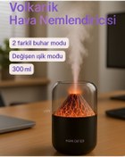 Resim Store Volkanik Hava Nemlendirici Led Buhar Makinesi 7 Renk Değişkenli 