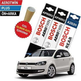 Resim Bosch Aerotwin VW Polo Ön Arka Silecek Takımı (2009-2017) 