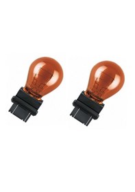 Resim 2 Adet 12v 3157 27/7w Halojen Turuncu Renk Ampul 