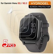 Resim Sunshine022 Garmin Venu Sq Sq2 İçin 5 Adet Polycarbonate Hydrogel Ekran Koruyucu Seti 
