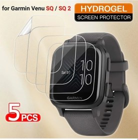 Resim Sunshine022 Garmin Venu Sq Sq2 İçin 5 Adet Polycarbonate Hydrogel Ekran Koruyucu Seti 