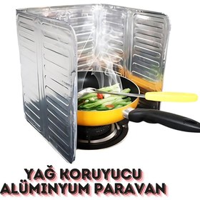 Resim Vekorr Yağ Koruyucu Yağ Sıçratma Engelleyici Alüminyum Paravan Koruyucu 