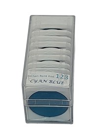 Resim Pelikan 10 Lu Sulu Boya Tableti Cyan Blue-camgöbeği Mavi 