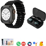 Resim BYRTECH T20 Ultra 2 4 Kordonlu Akıllı Saat + Powerbank Kutulu Earbuds M10 Bluetooth Kulaklık İkili Paket 