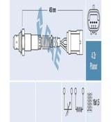 Resim FAE 77602 Oksijen Sensoru 1.2 16V Clio II Dacia Sandero 1.6 16V 8200760489 (WF968648) 