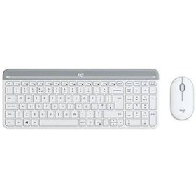 Resim logitech Mk470 Q Tr Usb Beyaz Kablosuz Klavye Mouse Set - 920-009436 