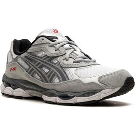 Resim Asics Erkek Gri Gel-NYC White/Steel Grey Sneaker 