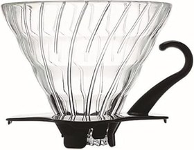 Resim Hario V60 02 Dripper (Siyah Cam) 