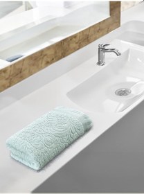 Resim Cotton Esra Ultra Yumuşak Banyo Havlusu 70x140 Açık Yeşil 