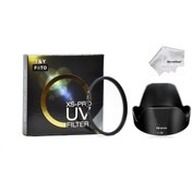 Resim Tianya Nikon D5500 D5600 18-55 MM için 55 MM UV Filtre + HB-N106 Parasoley 