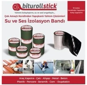 Resim Biturollstick 1 mm 15 cm Yeşil 10MT. - Yapışkanlı Su Yalıtımı ve Ses Yalıtım Bandı 
