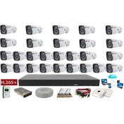 Resim YILDIRIMGROUP Yıldırım Group Warm Led Metal Kasa 27 Kameralı 5 Mp Sony Lens Ahd Güvenlik Kamera Sistemi 