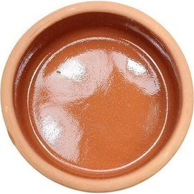Resim 6'lı Sütlaç Kabı Toprak Güveç 6'lı Sütlaçlık , Küçük Güveç El Yap Kahverengi 