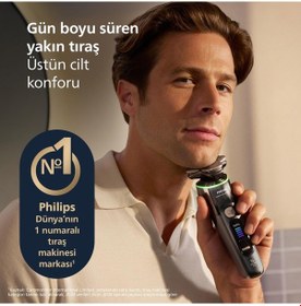 Resim Philips I9000 Ultra Prestige Islak Ve Kuru Tıraş Makinesi, Skiniq 