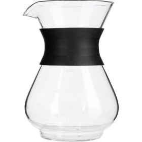 Resim Jumbo Borasilikat 400 ml Cam Kahve Demleme Ekipmanı 