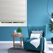 Resim Linadora Plise Keten 60x200 cm Zebra Stor Krem 