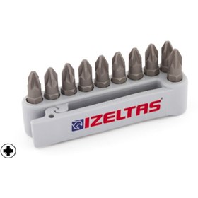 Resim İzeltaş 4825 00 0002 Pz2 Pozidriv Bits Uç Takımı (25mm) 