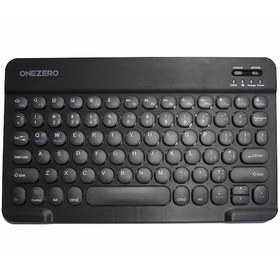 Resim Onezero No:100 Siyah Bluetooth Klavye Slim 