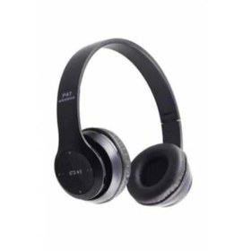 Resim Polygold Altunga P47 Siyah Katlanalabilir 2.4 Edr Kablosuz Bluetooth Kulaklık 